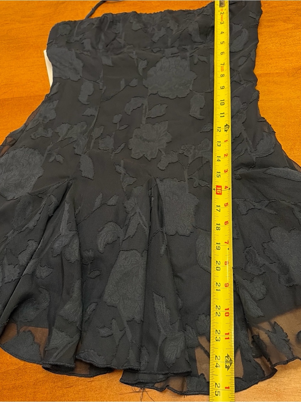 Princess Polly Delamere Navy Burn Out Floral Lace Mini halter dress - Picture 10 of 14
